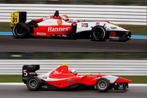 Un confronto tra la F3 (in alto) e la GP3 (in basso)