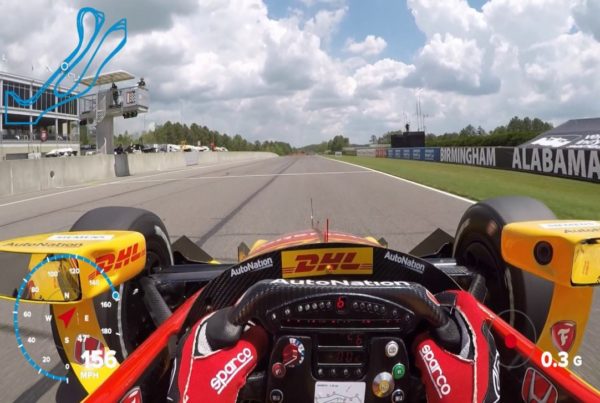 On-board camera di RHR al Barber