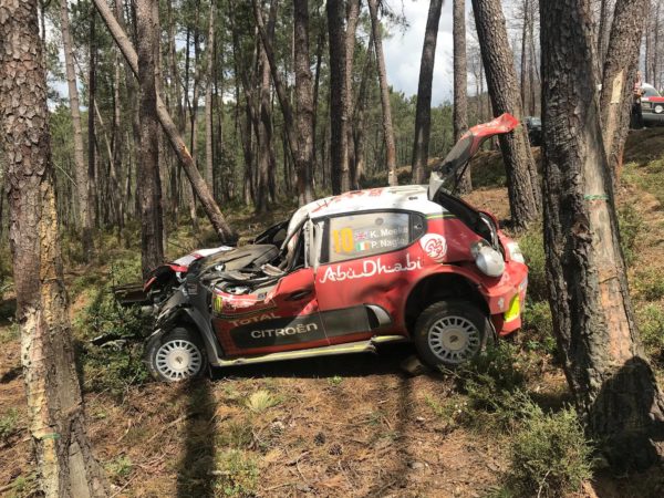 L'epilogo dell'incidente di Meeke