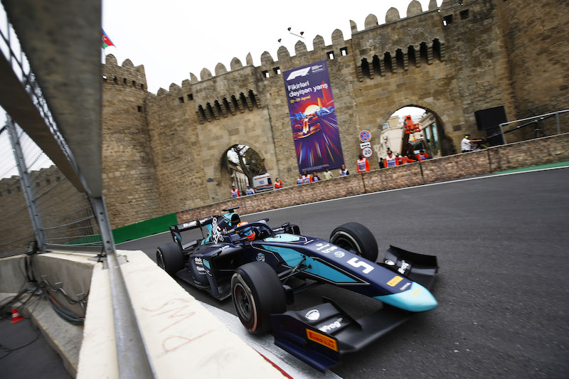 FIA Formula 2 Series - Round 2 Baku City Circuit, Baku, Azerbaijan Saturday 28 April 2018 Alexander Albon (THA, DAMS). World Copyright: Andy Hone/LAT Images ref: Digital Image. _ONZ9068