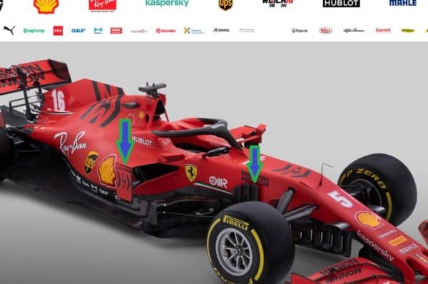 Imbocco dei bargeboard e lavoro sui sidepods.