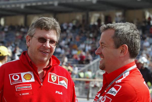 Ross Brawn e Nigel Stepney (@Steve Etherington/LAT Photographic)