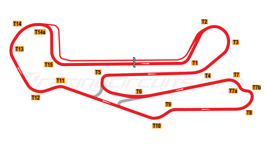 Indycar Barber Circuit Map