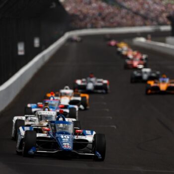 Alex Palou leads the field – 107th Running of the Indianapolis 500 Presented By Gainbridge – By_ Joe Skibinski_Ref Image Without Watermark_m83085