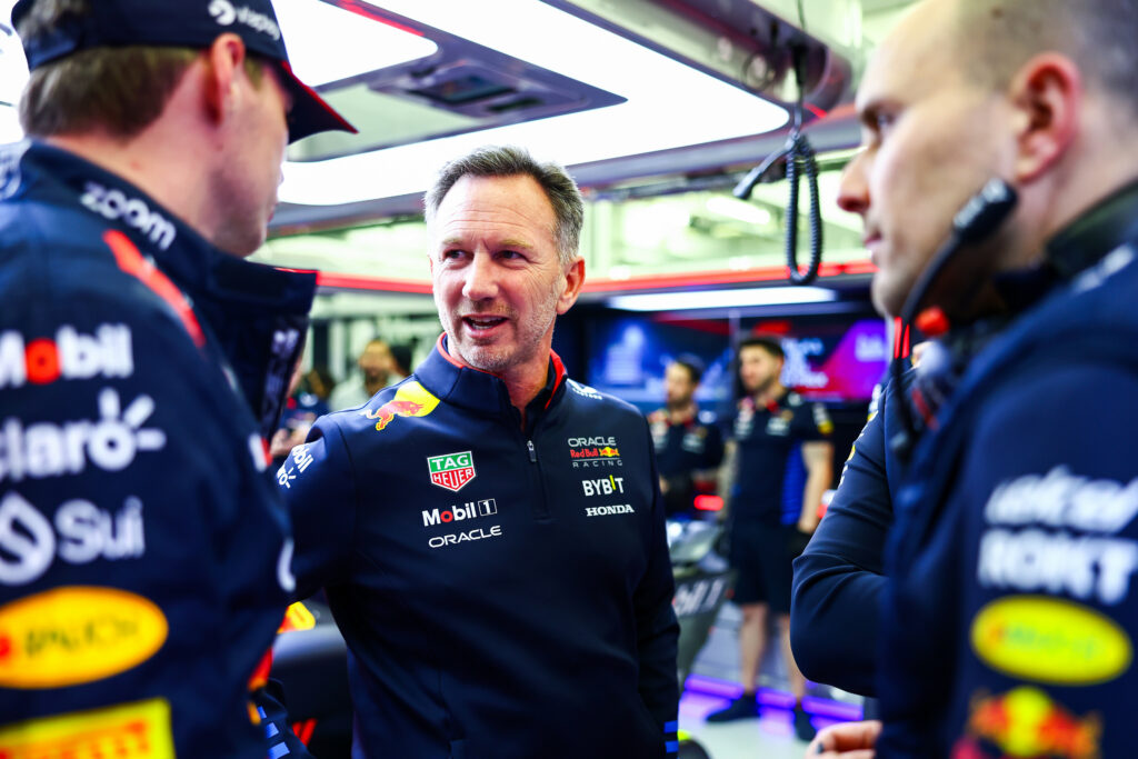 Christian Horner box Red Bull Bahrain gp