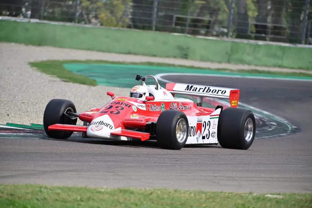 L'Alfa 179 del 1982, ex- Bruno Giacomelli