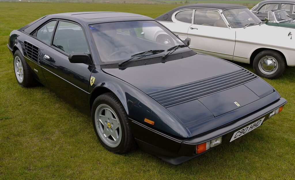 Un esemplare di Ferrari Mondial "Quattrovalvole"